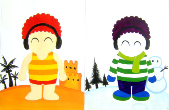 cartela de coloração pessoal - cores quentes e cores frias
