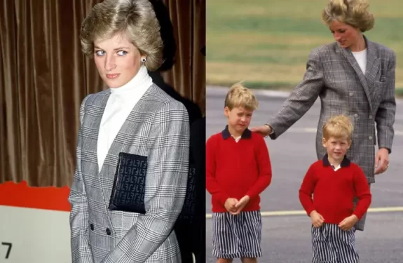 estampa xadrez Lady Di - principe de gales