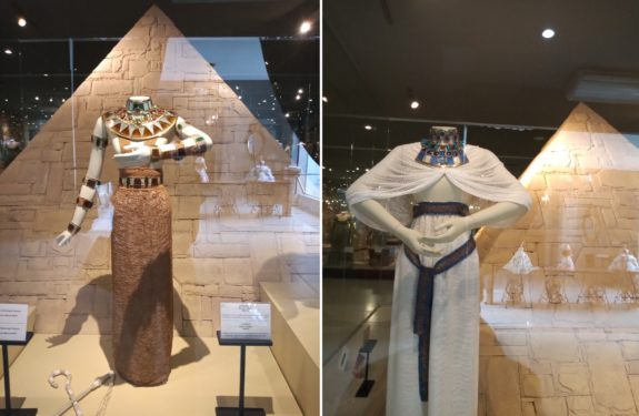 trajes egípcios - Museu da Moda de Canela