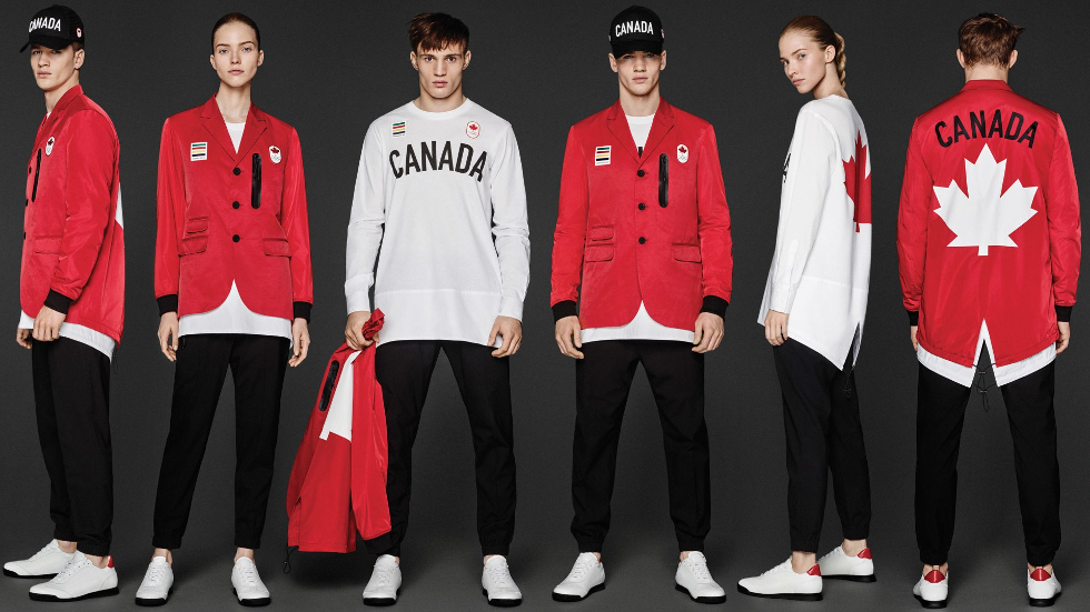 Canadá uniformes para as olimpíadas 2016