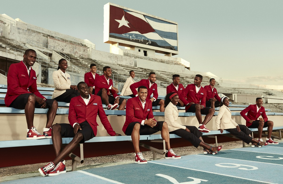 Louboutin uniforme atletas Cuba