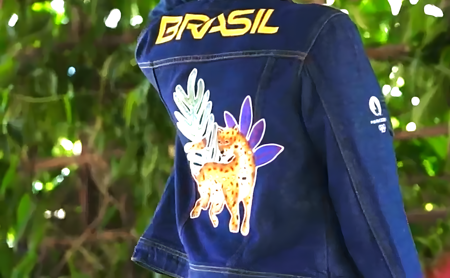 jaqueta bordada Riachuelo olimpíadas 2024