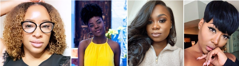 contraste pessoal na coloração pessoal de mulhers negras