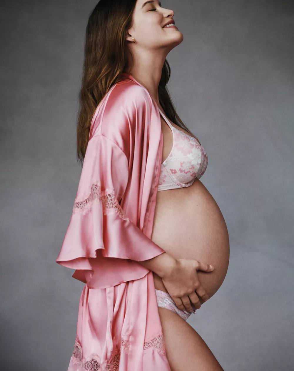 primeira grávida campanha dia das mães Victoria's Secret