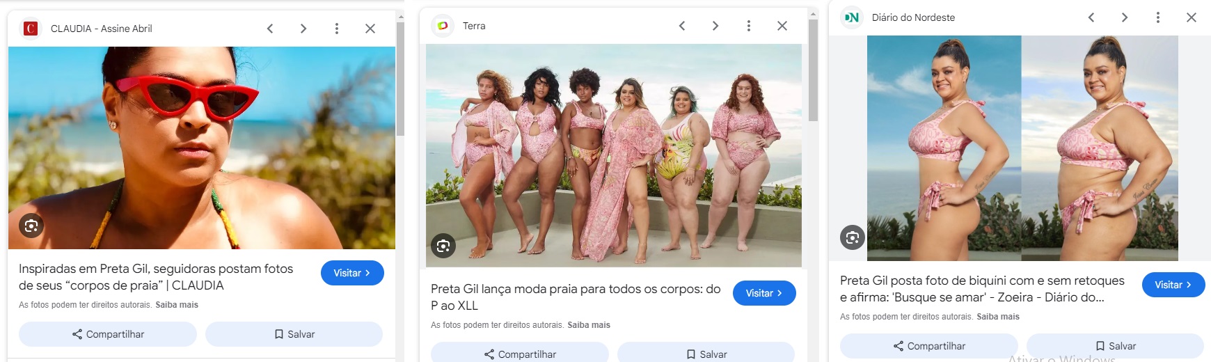 Preta Gil feminismo corpo real coleção moda praia Preta Gil