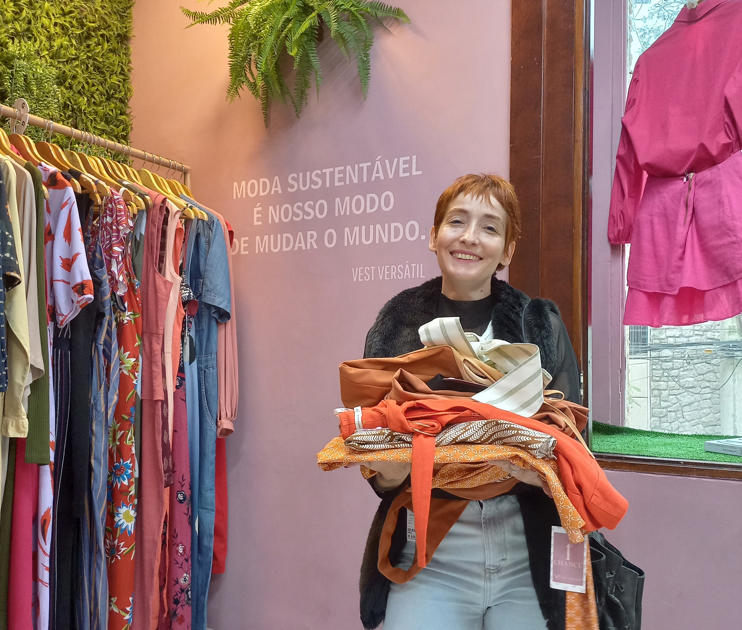 roupa de segunda mão