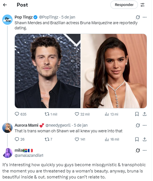 A Bruna Marquezine sofrendo transfobia