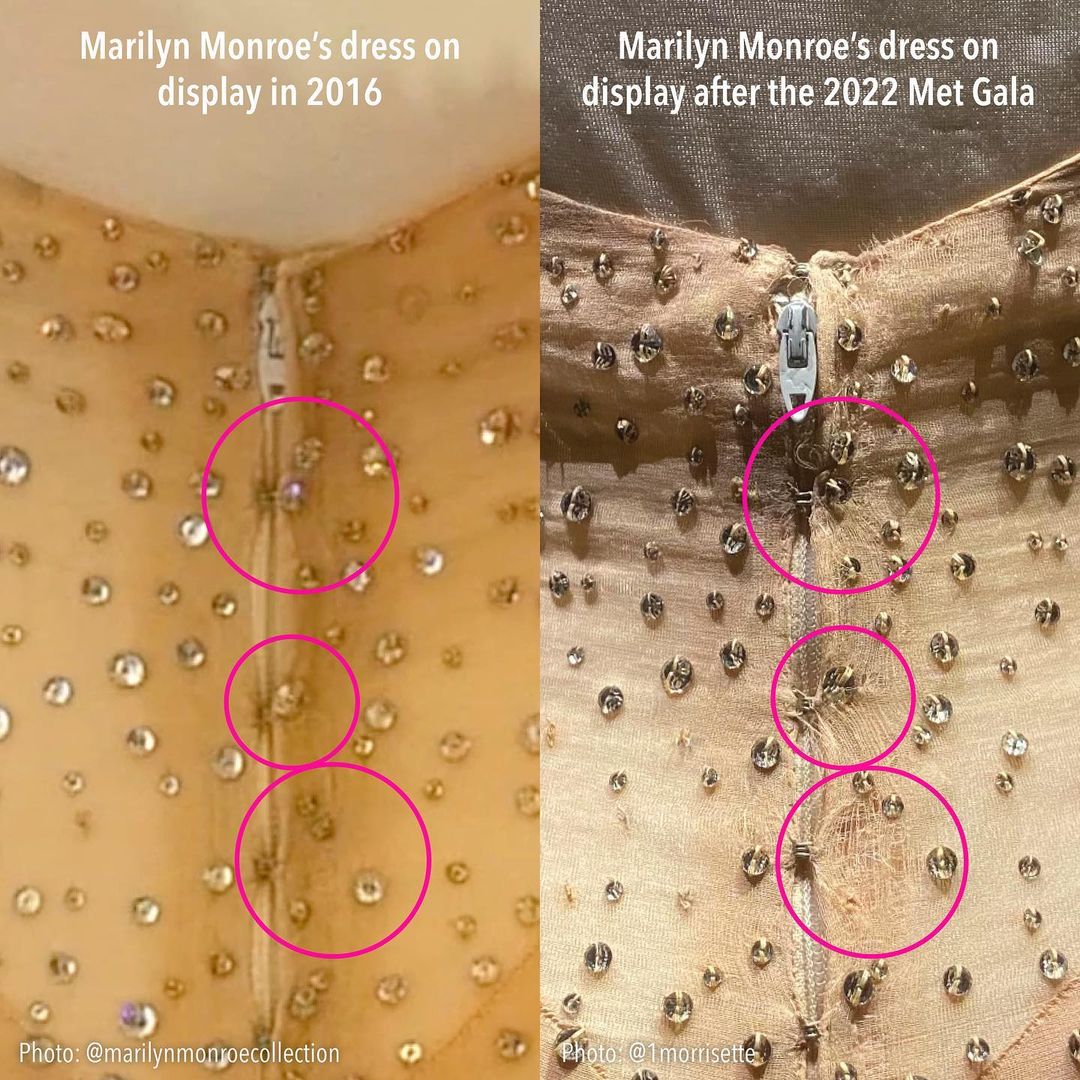 Kim Kardashian vestido Marilyn Monroe